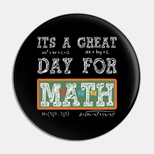 Math Teacher Pin