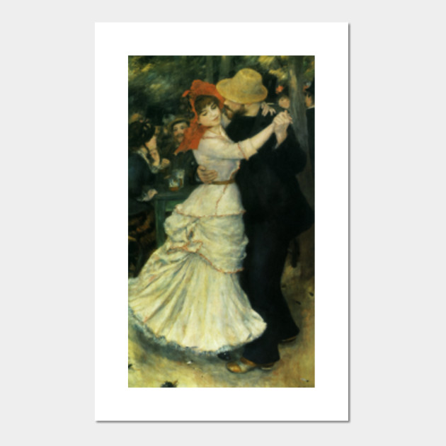 Dance At Bougival By Pierre Renoir Renoir Posters And Art