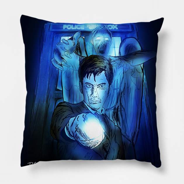 Doctor who Pillow by RG Illustration