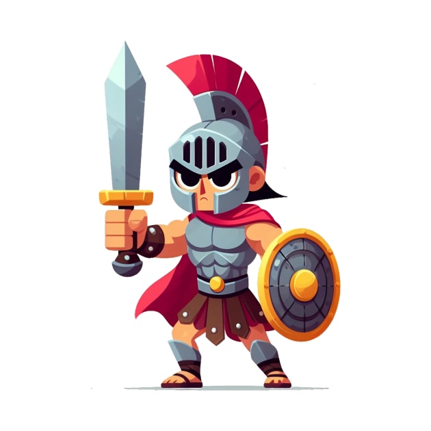 Gladiator Illustration by Dmytro