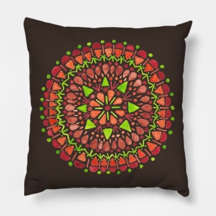 Autumn Mandala Pillow