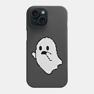 Ghost Halloween Pixel Art Phone Case