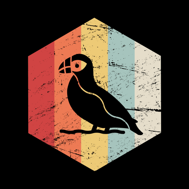 Retro Vintage Puffin Icon by MeatMan