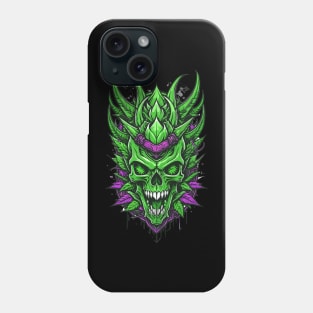 Green Skull Phone Case