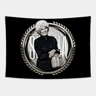 Sophia Petrillo Black And White Tapestry