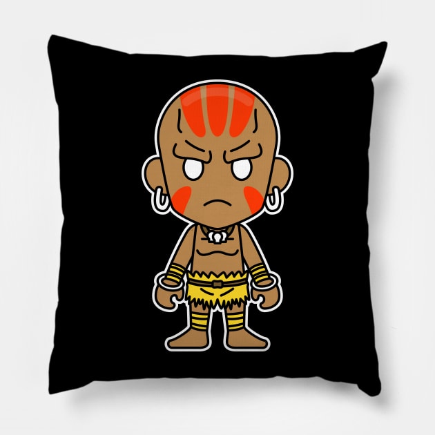 Chibi Dhalsim Pillow by Chibi Pops