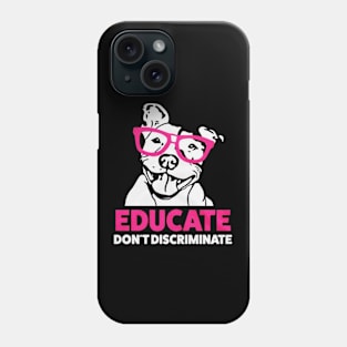 Cute Pit Bull Educate Phone Case