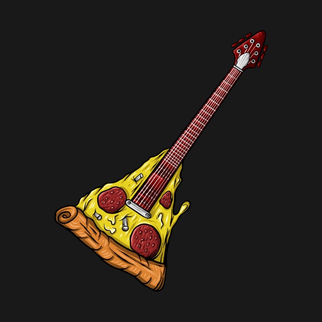 Pizza Guitar by Arjanaproject