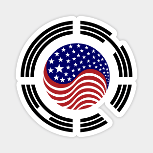 Korean American Multinational Patriot Flag Series Magnet