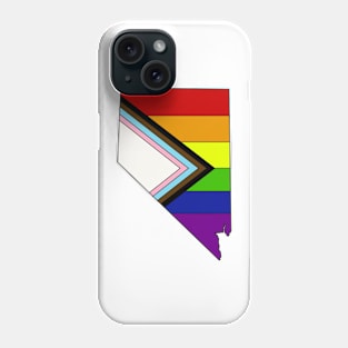 Progress pride flag - Nevada Phone Case