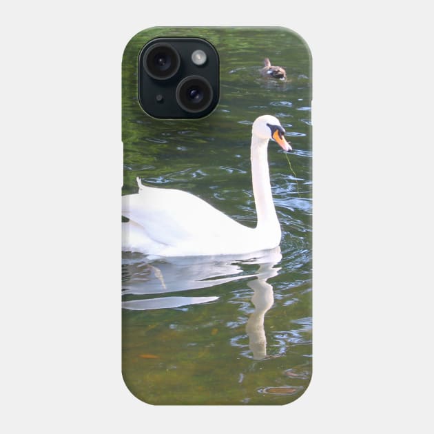 The White Swan! Phone Case by Mickangelhere1