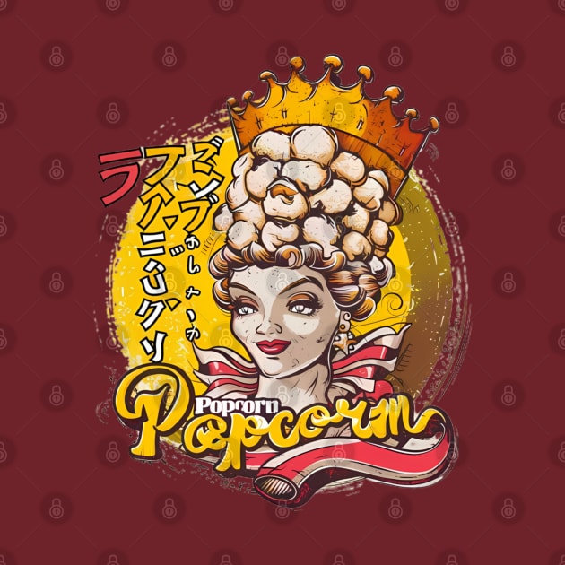 popcorn queen power by YuriArt