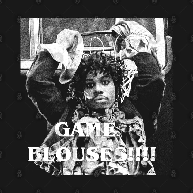 Black STYLE Dave Chappelle Game Blouses FInal by olerajatepe