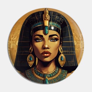 Black Queen Cleopatra Pin