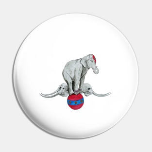 circus elephant Pin