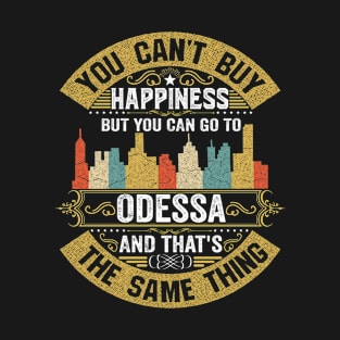 Odessa City Texas State USA Flag Native American T-Shirt