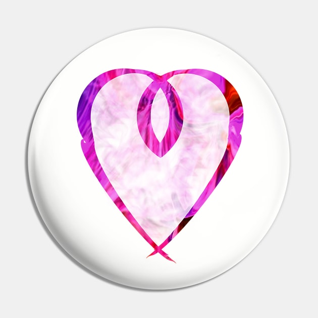 Loving heart Pin by puravidavisions