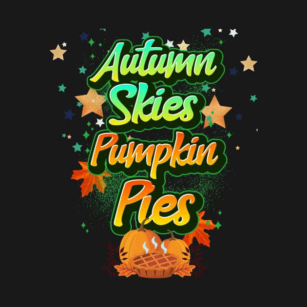 Autumn Skies and Pumpkin Pies by Ken Adams Store