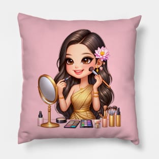 Khmer Woman Pillow