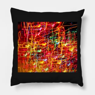 Moving lights pattern Pillow