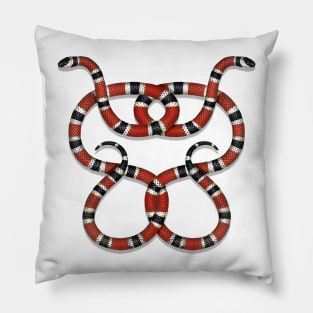 Double Take Snake Pillow