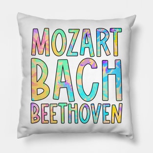 Famous Composers Neon Pillow