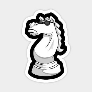 Cool knight as a chess piece Magnet