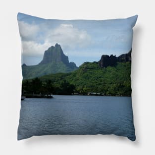 This tropical scenery is perfection! Pillow