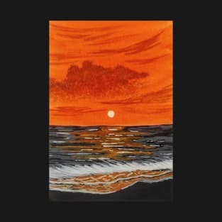 pretty sunset painting T-Shirt