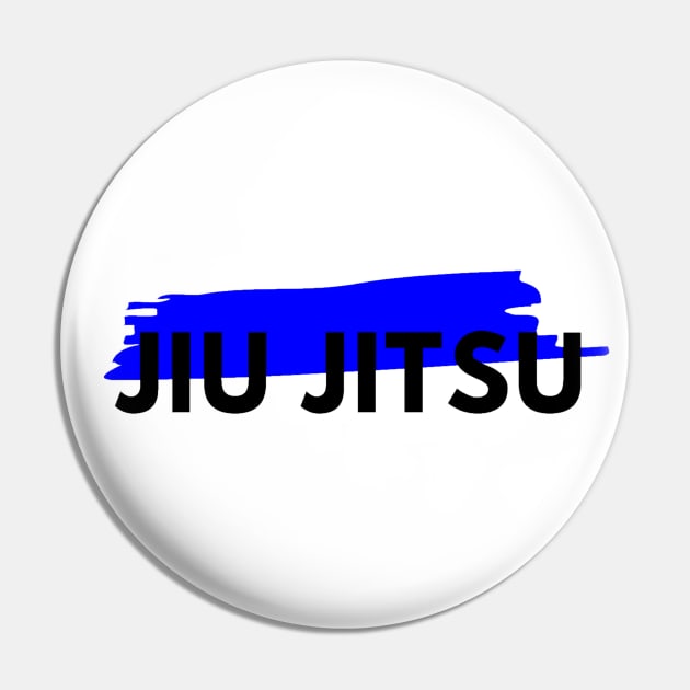 BJJ Brazilian Jiu Jitsu Blue Belt Pin by HootVault