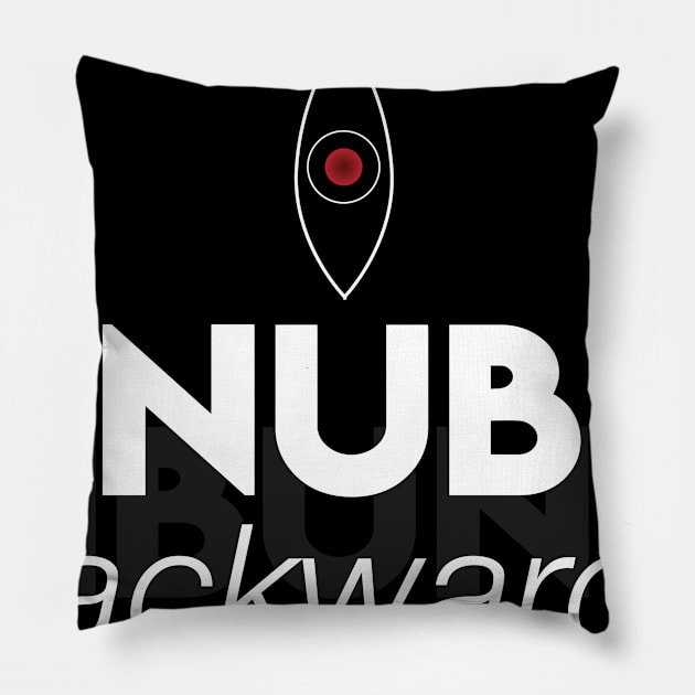 Anubis Backwards Logo Pillow by AnubisBackwards