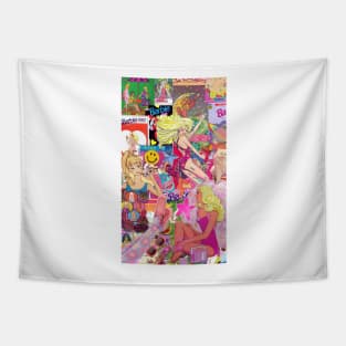 Barbie Collage Tapestry