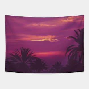 Colourful Palms Tapestry