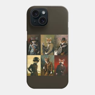 Vintage And Historical Foxes Phone Case