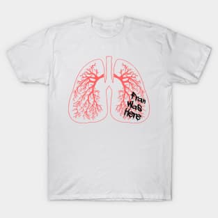 New University of Louisville School of Medicine Lungs, Version 2 T-Shirt  oversized t shirts oversized