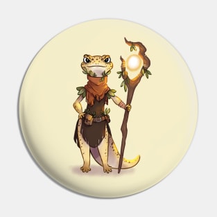 Druid Lizard Pin