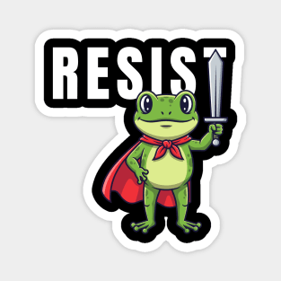 Resist-Frog Magnet