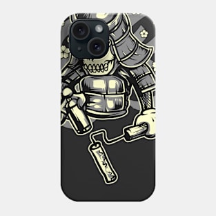 samurai graffiti Phone Case