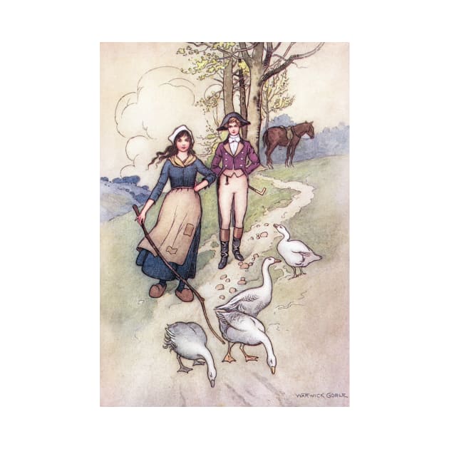 When All the World is Young by Warwick Goble by vintage-art