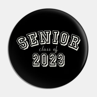 Seior 2023 Vintage College Text Pin