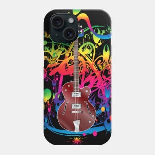 Bass Guitar Color splash Phone Case