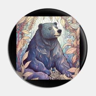 Sloth bear Pin