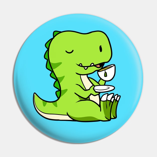 Tea Rex Pin by WildSloths