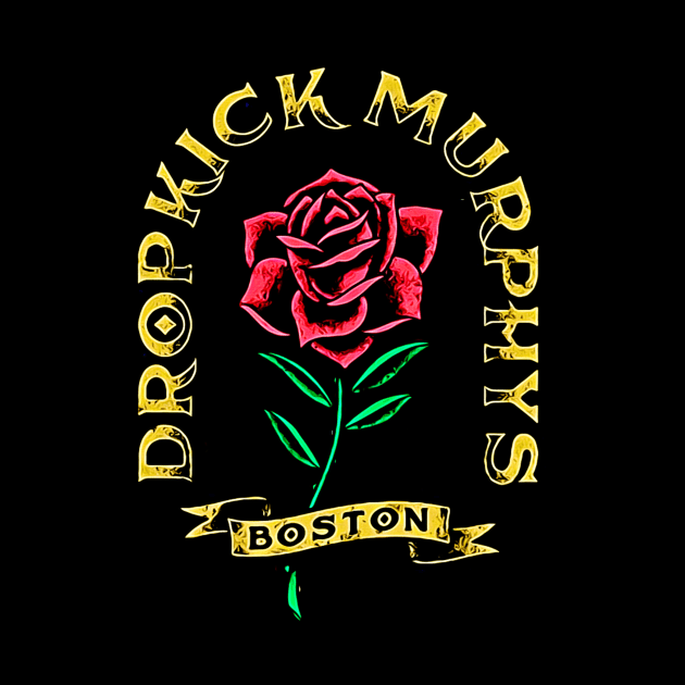 Flower rose boston punk band by WalkTogether