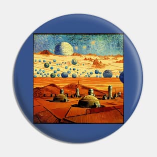 Starry Night in Mos Eisley Tatooine Pin