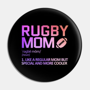 rugby mom Pin