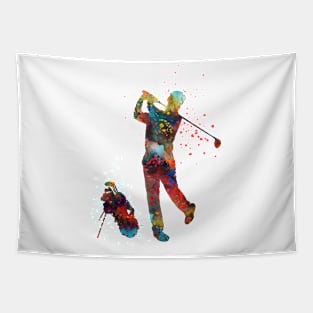 Man golfer Tapestry