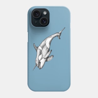 Killer Narwhale Phone Case