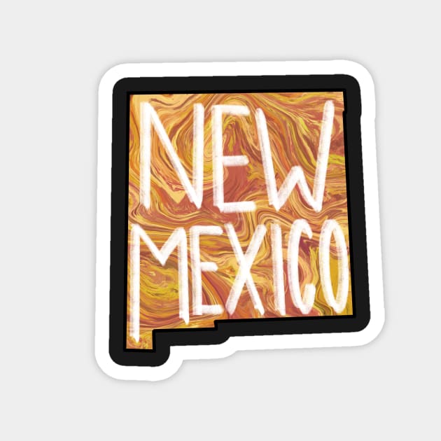 Customizable New Mexico “home” heart Magnet by quirkyandkind