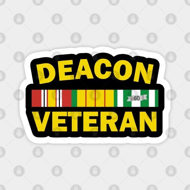 Deacon Veteran Magnet by CalledandChosenApparel